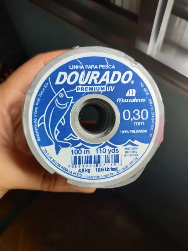 Linha de Pesca Dourado Premium UV kit com 10.
