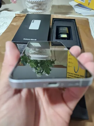 " SAMSUNG S24 FE, 256GB, IMPECÁVEL, COMPLETO, N/F!".