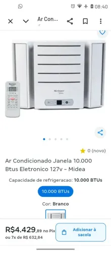 Vendo ar condicionado, essa foto não é ele, mas é o mesmo modelo, digital, com controle.