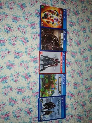 Vendo 5 jogos para Playstation 4 promoção de 600 para 500 todos os jogos