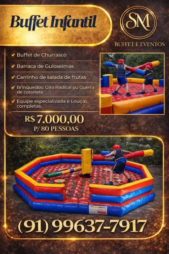 Buffet completo com preços que cabem no seu bolso 
