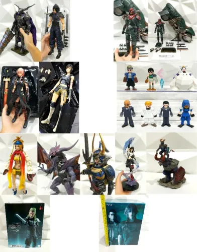 Coleção Final Fantasy Vii Play Arts Kai Bring Arts Promoção