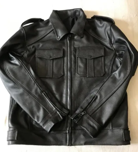 Jaqueta Moto Biker em Couro Premium