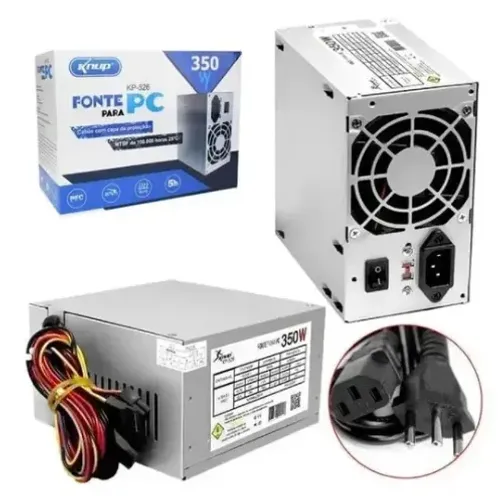 Fonte real Knup 350W KP-526