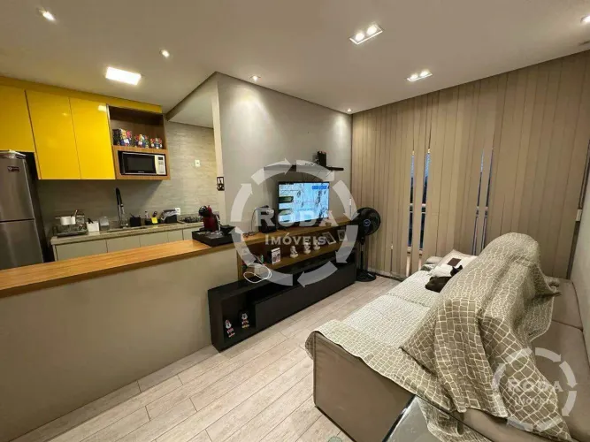 Apartamento no Macuco com vista livre, varanda gourmet e vaga
