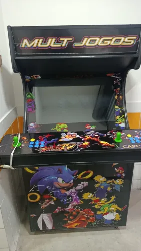 Fliperama Arcade 8 Mil Jogos - 2 Jogadores - Seminovo
