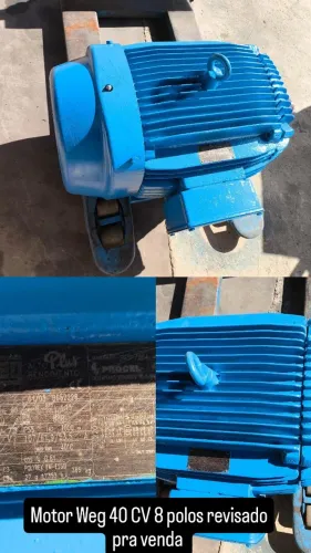 Vendo motor Weg trifásico 40 CV 875 rpm 