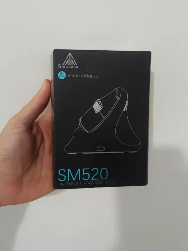 Mouse Vertical Ergonômico Sem Fio Solakaka SM520