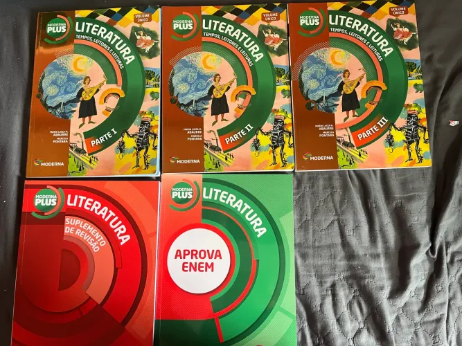 Kit Literatura Moderna Plus Completo + Revisão e Aprova ENEM