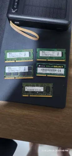 Memórias para notebook