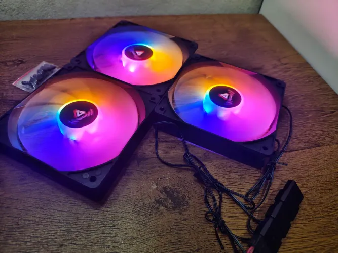 Kit 3 Fans Rainbow Acegeek