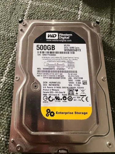 HD GRANDE WESTERN DIGITAL 500GB