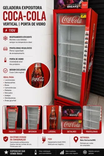 Freezer Expositor Coca-Cola
