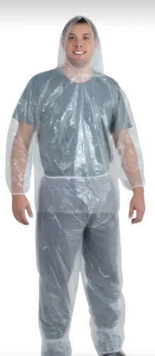 Capa de chuva com capuz nova