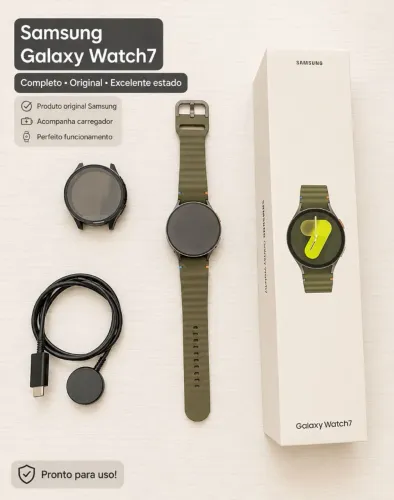 Galaxy Whatch 7 com nota Fiscal usado 3x