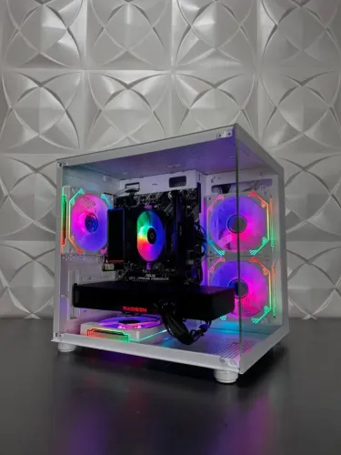 PC Gamer Ryzen 7 5700 + RX 6750 XT 12GB + 16GB | Montado, Windows, NF e Garantia