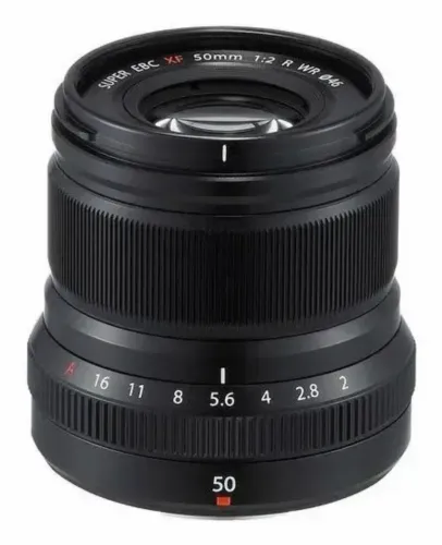 Lente Preta FUJINON Xf 50mm F2 R Wr Fujifilm X Preto