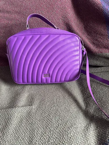 Bolsa arezzo giorno roxa média transversal/ombro