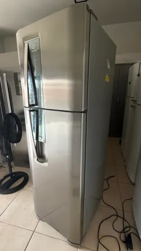 Geladeira Eletrolux duplex inox pra vender hoje!!!
