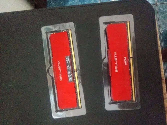 Memória Ram BALLISTIX DDR4 kit 16gb 2666Mhz 2x8gb