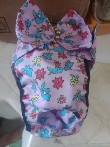 Calcinha para cadela no cio porte pequeno