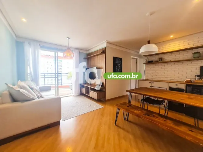 Apartamento para alugar mobiliado em Perdizes, com 3 quartos, 75m²