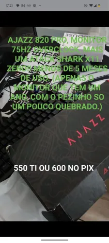 Torço ou vendo.