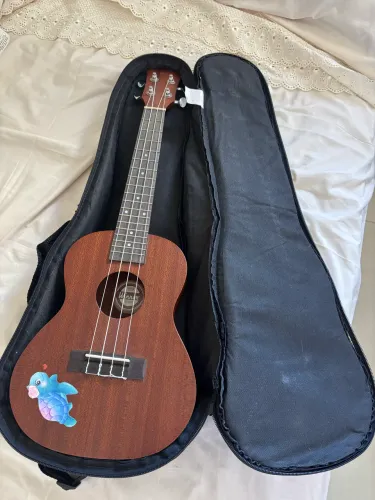 Ukulele concert com capa 