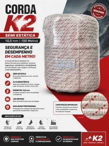 Corda semi estática 