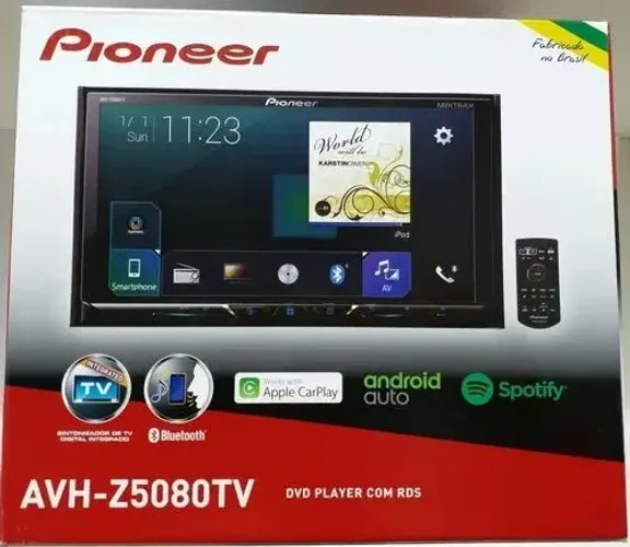 Multimidia Pioneer avh z5080tv bluetooth Android auto car play 