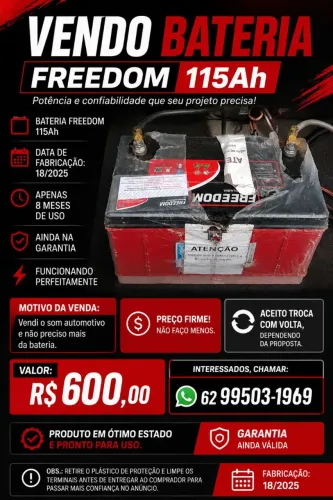 Bateria 115amp 