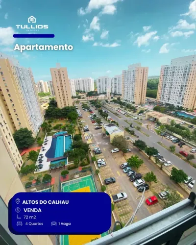 APARTAMENTO À VENDA | COHAFUMA Andar alto, posição nascente