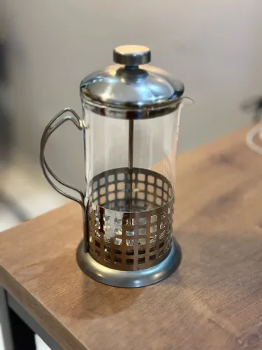 Cafeteira Prensa Francesa Cremeira Café Aço Inox 600 Ml