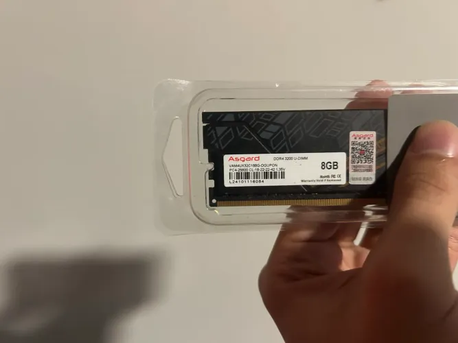 MEMÓRIA 8GB DDR4 3200MHZ ASGARD