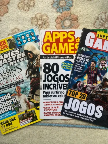 Revistas - Games (play station / Xbox / Pc) + pôster
