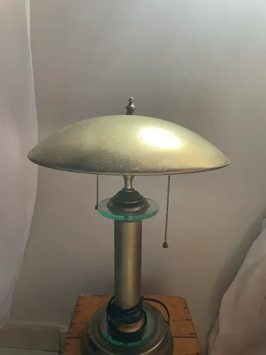 Abajur em bronze puro 