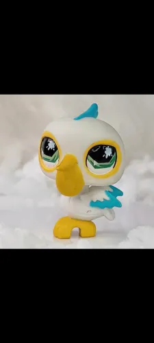 Miniatura LPS Littlest Pet Shop Pelicano Turquesa #797 - Hasbro 