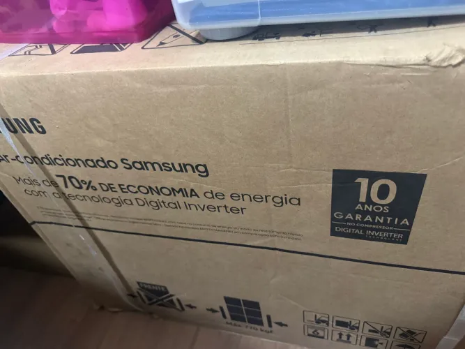 Ar condicionado sansung inverter 18 Btus novo na caixa ,nota fiscal 