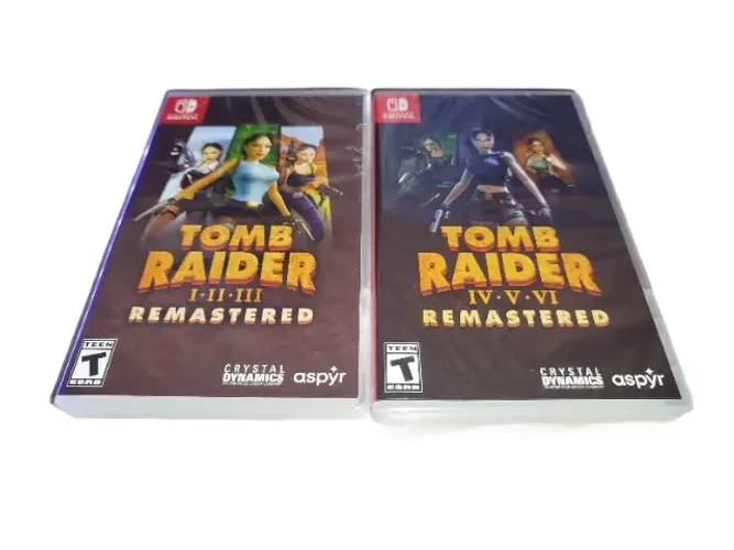 Tomb Raider I-III Remastered + Tomb Raider IV-VI Remastered - Nintendo Switch (Novos)