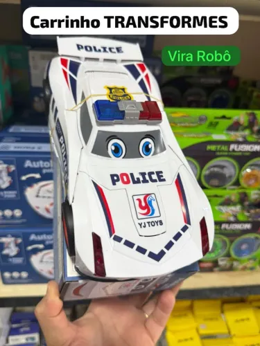 Carrinho Polícia Transformes