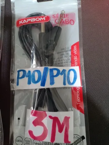 Cabo P10/P10 3 metros