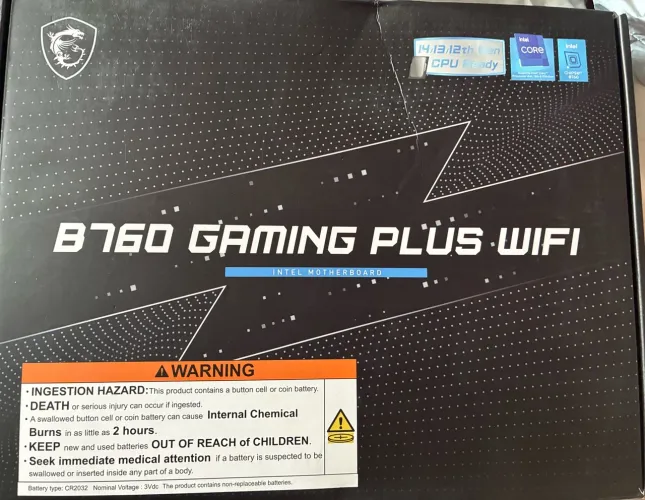 MSI gaming plus Wi-Fi DDR5 placa mãe