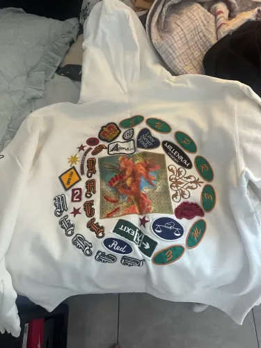 Moletom supreme spiral white