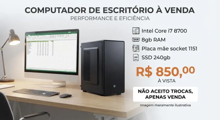 COMPUTADOR PARA ESCRITÓRIO