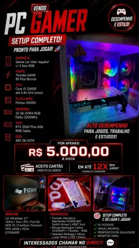 Setup gamer