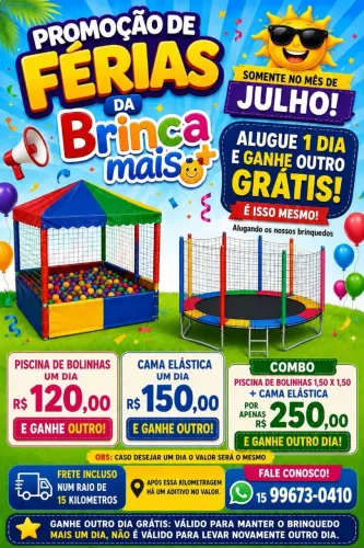 Locação de brinquedos