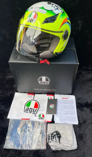 Capacete Agv Blade Misano com Caixa Sacolinha Adesivo 57/58