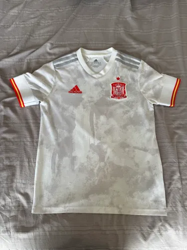 Camisa Espanha Away 20/21 Original Adidas - Branca - Seleção Espanhola