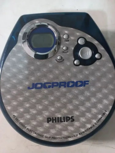 Discman antigo philips para arrumar 