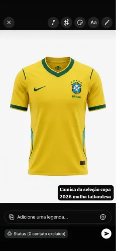 Camisas copa 2026  do Brasil premium? garanta já a sua? poucas unidades 